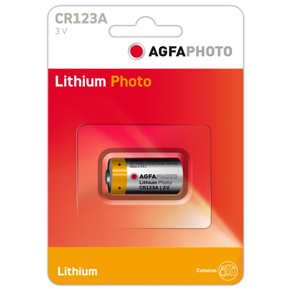 Agfaphoto Lithium CR123A pile 120-802633 290014 - 1