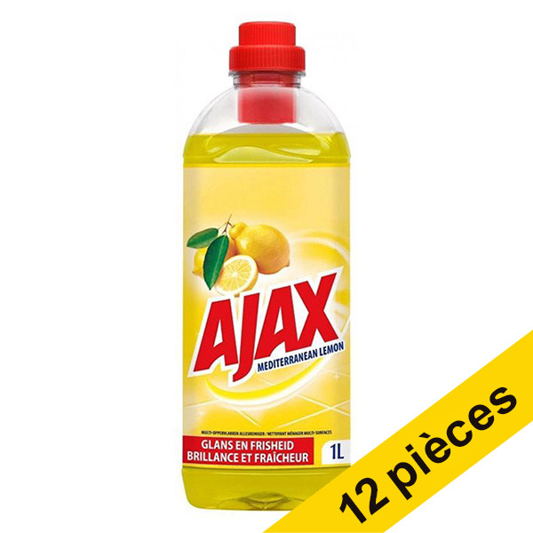 Ajax Offre: 12x Ajax nettoyant universel Citron Vert Méditerranéen (1000 ml)  SAJ00045 - 1