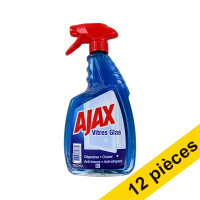 Ajax Offre : 12x Ajax Triple Action/Vitres spray nettoyant pour vitres (750 ml)  SAJ00037