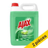 Ajax Offre : 2x Ajax nettoyant universel Citron Vert (5 litres)  SAJ00043