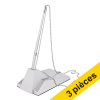 Offre : 3x Alco stylo à bille sur socle rectangulaire - argent 219160 - 1