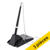 Offre : 3x Alco stylo à bille sur socle rectangulaire - noir 219159 - 1