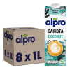 Alpro Barista Coconut lait moussant végétal 1 l (8 pièces)
