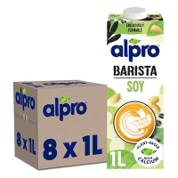 Alpro Barista lait moussant végétal au soja 1l (8 pièces)