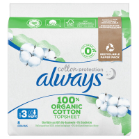 Always Cotton Protection Night serviettes hygiéniques (8 pièces) SAL00130