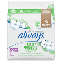 Always Cotton Protection serviette hygiénique size 2 long (9 pièces) SAL00109