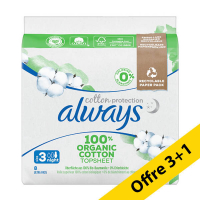 Offre : 4x Always Cotton Protection Night serviettes hygièniques (8 pièces) SAL01177