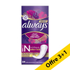 Offre : 4x Always Daily Extra Protect protège-slip normal (24 pièces)