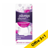 Offre : 4x Always Discreet protège-slip long plus (24 pièces)