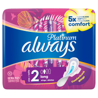 Always Platinum Long serviettes hygiéniques taille 2 (10 pièces) SAL00158