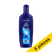 Andrélon Offre : 6x Andrélon Hair & Body shampoing 2 en 1 pour hommes (300 ml)  SAN00328