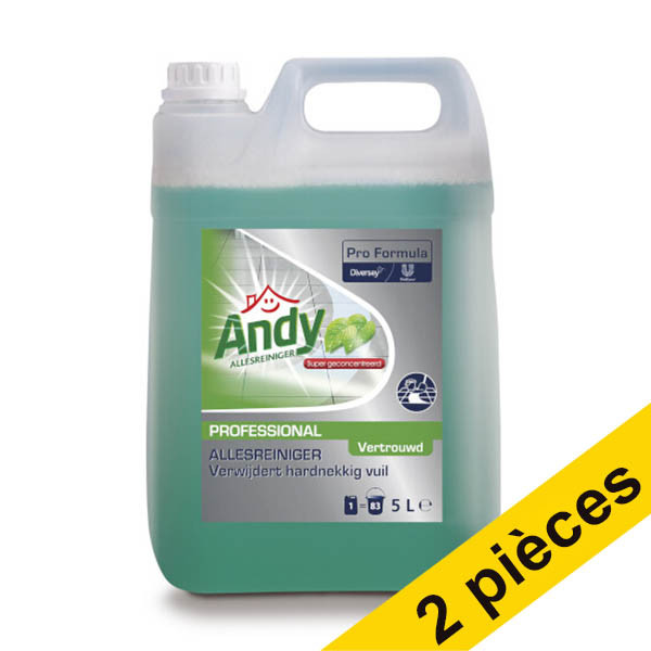 Offre : 2x Andy Pro Formula Vertrouwd nettoyant multi-usages (5 litres) SAN00486 - 1