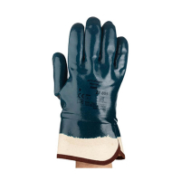 Ansell ActivArmr 27-805 gant de travail nitrile taille 9/L (12 paires) - bleu/blanc 19027609 SSA07070