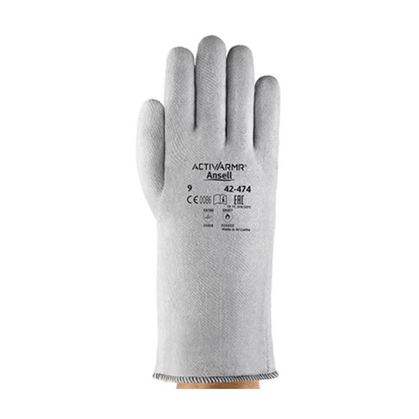 Ansell ActivArmr 42-474 gant de travail anti-chaleur taille 10/XL (1 paire) - gris 19042110 SSA07095 - 1