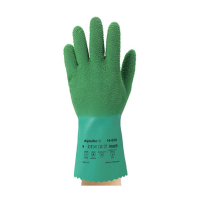 Ansell AlphaTec 16-650 gant en caoutchouc naturel taille 8/M (12 paires) - vert 19016708 SSA07048