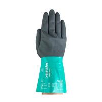 Ansell AlphaTec 58-530W gant de travail nitrile taille 10/XL (6 paires) - anthracite/vert 19020010 SSA07052