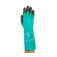 Ansell AlphaTec 58-735 gant de travail nitrile taille 10/XL (6 paires) - anthracite/vert 19021410 SSA07060