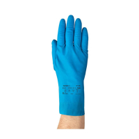 Ansell AlphaTec 87-195 gant de travail latex taille L/XL (12 paires) - bleu 19085910 SSA07112