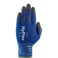 Ansell Hyflex 11-618 gant de montage taille 10/XL (12 paires) - noir/bleu 19012910 SSA07040