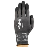 Ansell Hyflex 11-840 gant de montage taille 10/XL (12 paires) - noir/gris 19014310 SSA07043