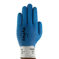 Ansell Hyflex 11-919 gant de travail en nitrile taille 10/XL (144 paires) - bleu/blanc 19013110 SSA07041