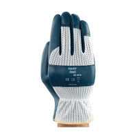Ansell Hynit Cool 32-815 gant de travail nitrile taille 9/L (12 paires) - bleu/blanc 19032409 SSA07075