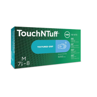 Ansell Touch N Tuff 92-670 gant nitrile non poudré taille 9½-10/XL (100 pièces) - bleu clair 19092710 SSA07131