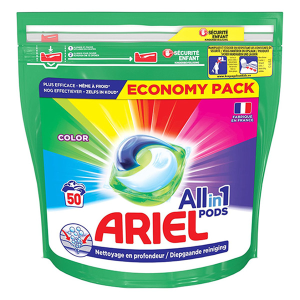 Ariel All-in-one Color dosettes lessive (50 lavages)  SAR05142 - 1