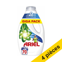 Offre : 4x Ariel Active Odor Defense lessive liquide 3150 ml (70 lavages)