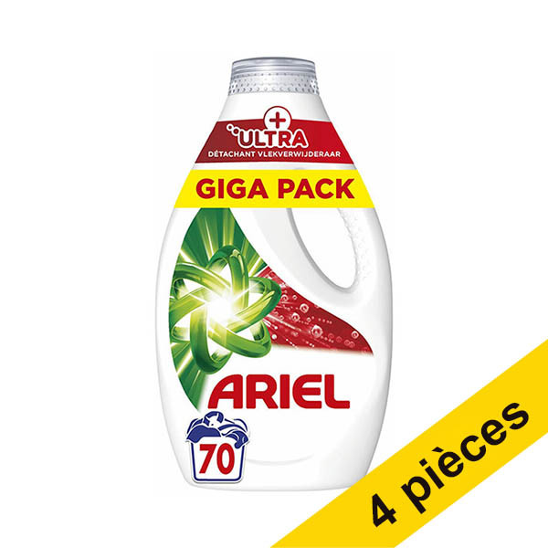 Offre : 4x Ariel Ultra détachant lessive liquide 3150 ml (70 lavages) SAR05357 - 1