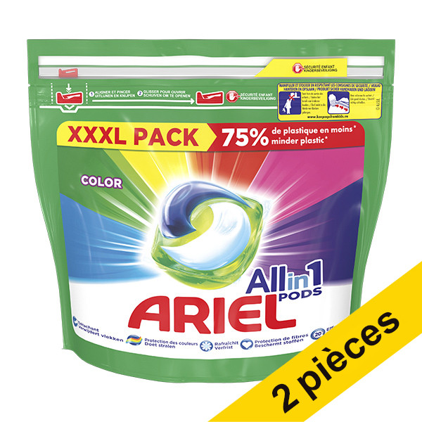 Ariel Offre : Ariel All-in-one Color pods lessive (140 lavages + 4 gratuits)  SAR00078 - 1