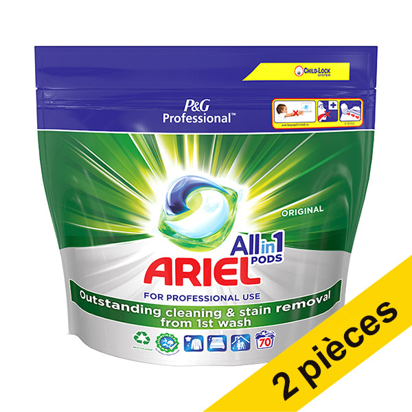 Ariel Offre : Ariel All-in-one Professional Regular pods lessive (140 lavages)  SAR05213 - 1