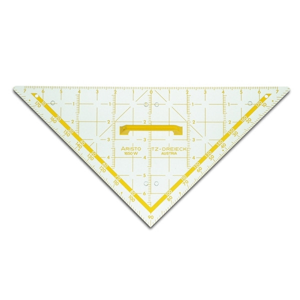 Aristo équerre géométrique de dessin pour tableau (80 cm) AR-1650W 206733 - 1