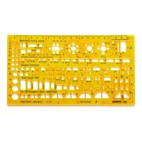 Aristo gabarit de combinaison pour architecte échelle 1:100 AR-5061 206846