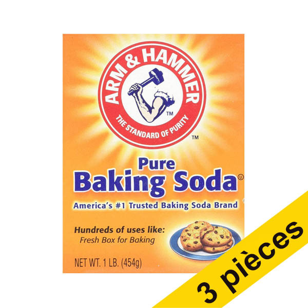 Arm & Hammer Offre : 3x Arm & Hammer bicarbonate de soude (454 g)  SAR05037 - 1