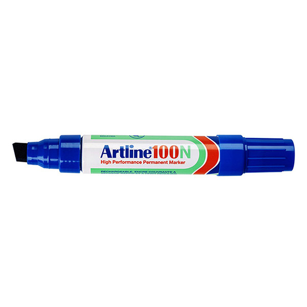 Artline 100 marqueur permanent (7,5 - 12 mm biseautée) - bleu EK-100/6BLUE 238760 - 1