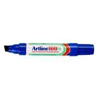 Artline 100 marqueur permanent (7,5 - 12 mm biseautée) - bleu EK-100/6BLUE 238760