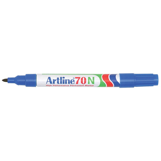 Artline 70 marqueur permanent (1,5 - 3 mm ogive) - bleu EK-70BLUE 238784 - 1