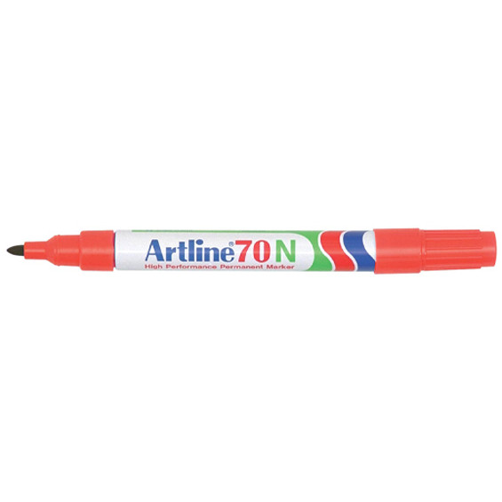 Artline 70 marqueur permanent (1,5 - 3 mm ogive) - rouge EK-70RED 238767 - 1