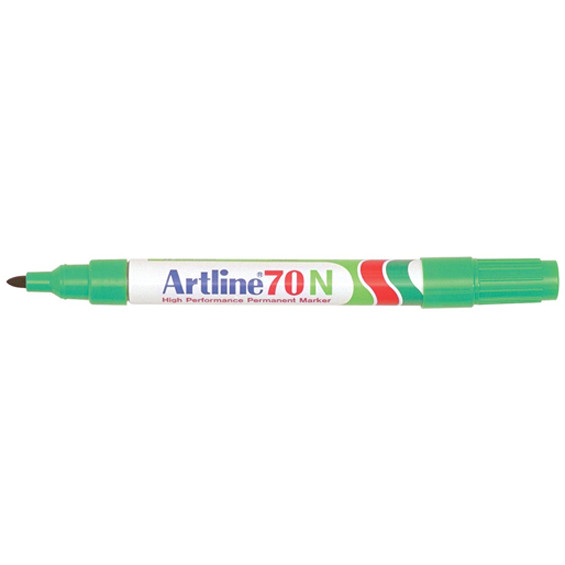 Artline 70 marqueur permanent (1,5 - 3 mm ogive) - vert EK-70GREEN 238912 - 1