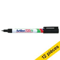 Offre : 12x Artline 725 marqueur permanent (0,4 mm ogive) - noir