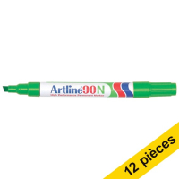 Artline Offre : 12x Artline 90 marqueur permanent (2 - 5 mm biseautée) - vert  360640
