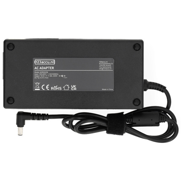 Asus adaptateur (19,5V, 11,8A, 230W, marque 123accu) ADR00258 - 2