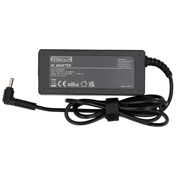 Asus adaptateur (19 V, 3,42 A, 65 W, marque 123accu) ADR00223 - 2
