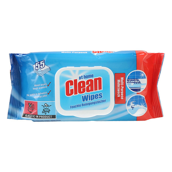 At Home Clean Multi-Cleaning lingettes nettoyantes (55 pièces)  SAT00044 - 1