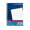 Atlanta cahier à spirale A6 ligné 50 feuilles
