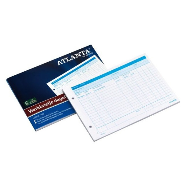 Atlanta werkbriefje dagelijks (50 vellen) 203003 - 1