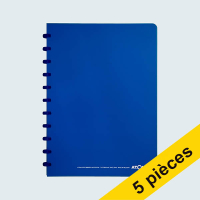 Offre : 5x Atoma Trendy cahier ligné A4 72 feuilles - bleu foncé