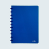 Atoma Trendy cahier ligné A4 72 feuilles - bleu transparent