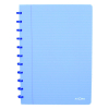 Atoma Trendy cahier ligné A4 72 feuilles - bleu transparent